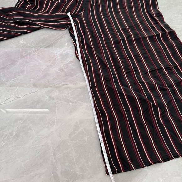 Women’s Xhiliration Target Striped Tie Front Pants Pockets Plus Size XXL - Picture 16 of 16